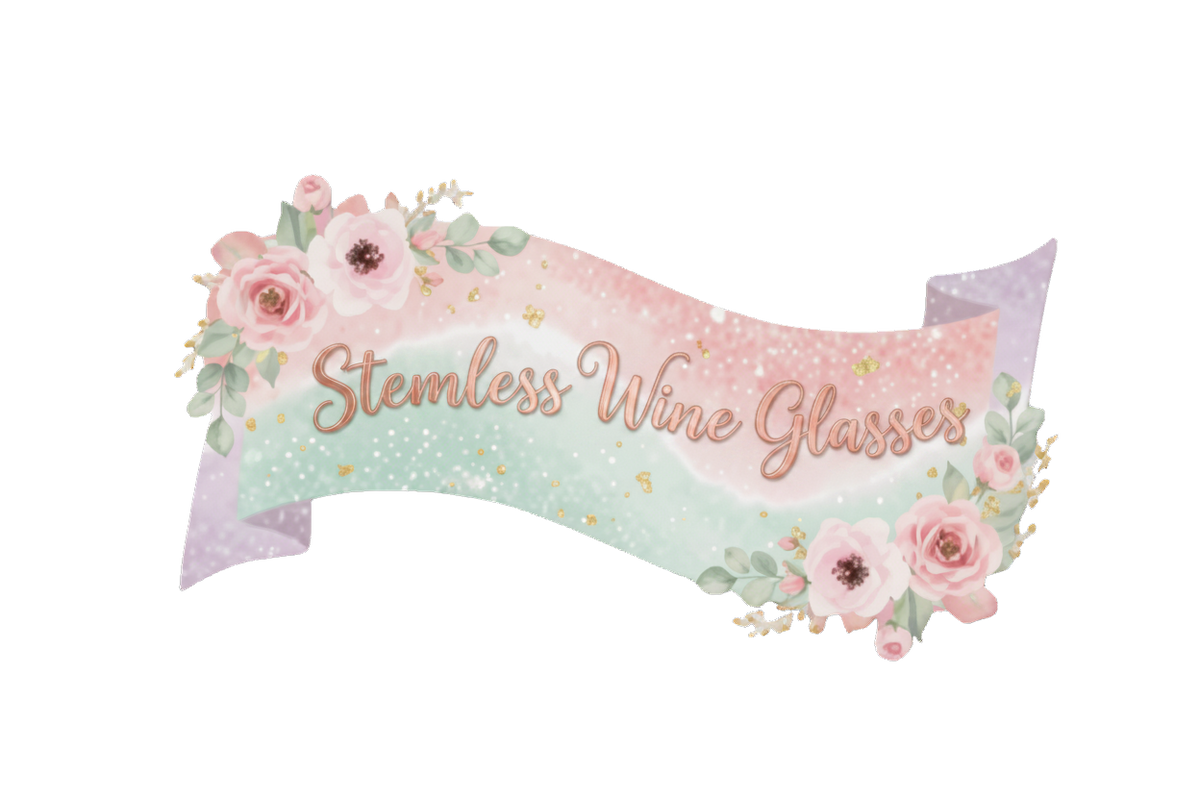 Stemless Wine Glasses Banner